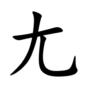 Последовательность написания иероглифа yóu 尢