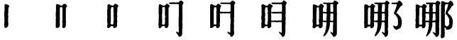 Последовательность написания иероглифа nǎ 哪