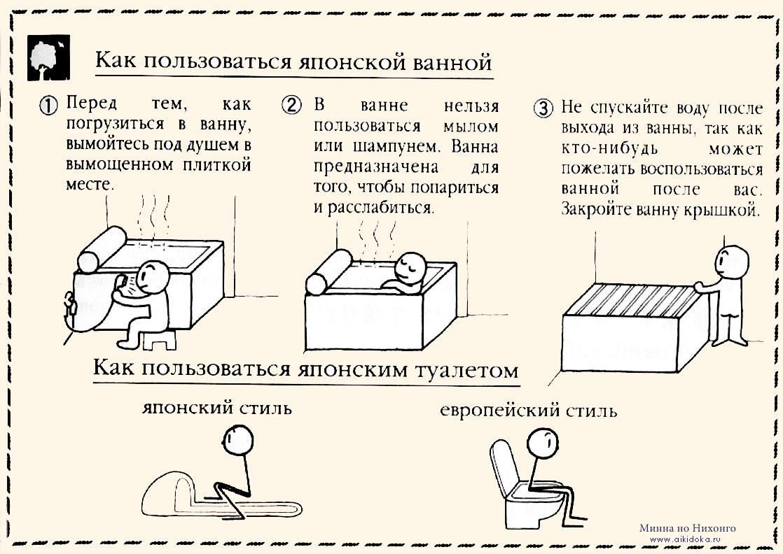 Как пользоваться японской ванной Как пользоваться японской ванной