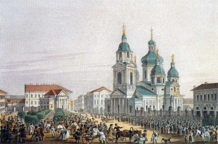A scene from St. Petersburg