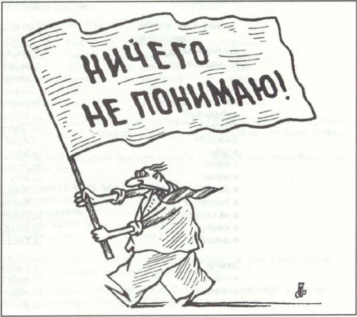 Ничего не понимаю / I don't understand anything